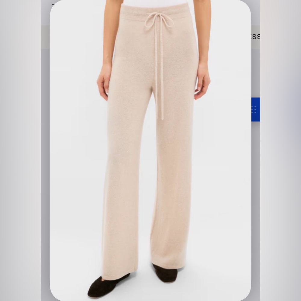 Sutton Studio Cashmere Wide Leg Pants